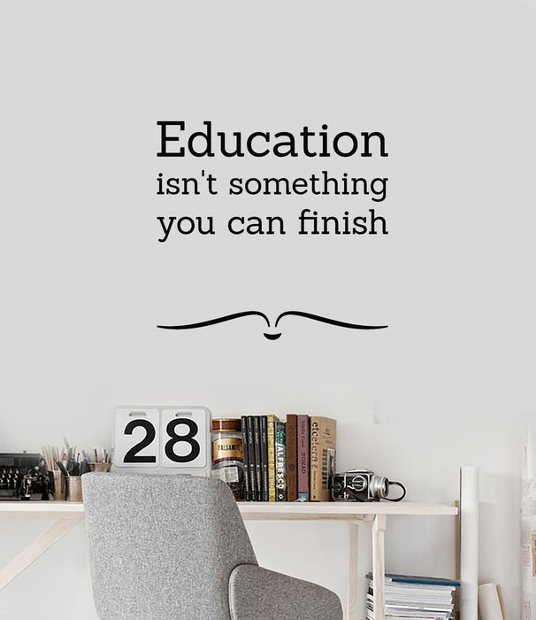 Vinyl Wall Decal Education Inspiring Quote letter Symbol Home Decor Stickers Mural (g249)