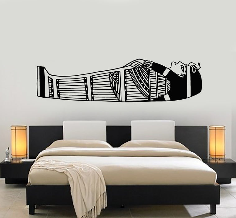 Vinyl Wall Decal Ancient Egyptian Sarcophagus Pharaoh Egypt Mummy Stickers Mural (g7185)