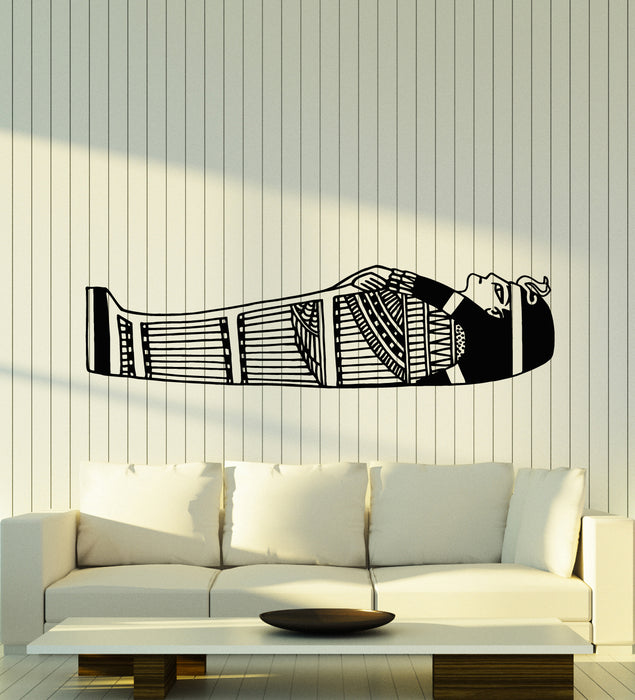 Vinyl Wall Decal Ancient Egyptian Sarcophagus Pharaoh Egypt Mummy Stickers Mural (g7185)