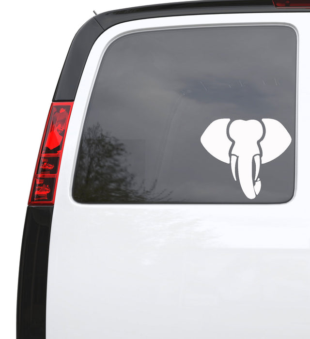 Auto Car Sticker Decal Elephant Head Truck Laptop Window 5.7" by 5" Unique Gift z780c