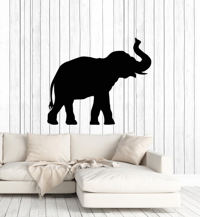 Vinyl Wall Decal Elephant Cute Animal Children Room Zoo Stickers Mural (g6000)