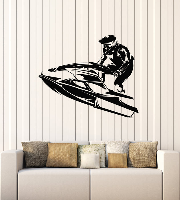 Виниловые наклейки на стену Freedom Extreme Sports Water Race наклейки на гидроциклы (g6001)