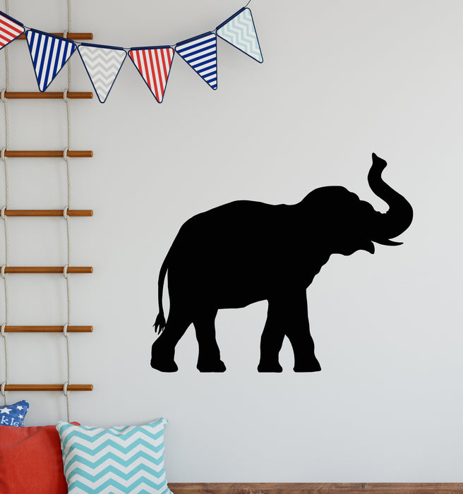 Vinyl Wall Decal Elephant Cute Animal Children Room Zoo Stickers Mural (g6000)