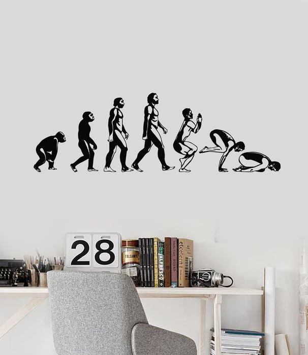 Vinyl Wall Decal Evolution Swimming Swim Water Sports Stickers Mural ( —  Wallstickers4you