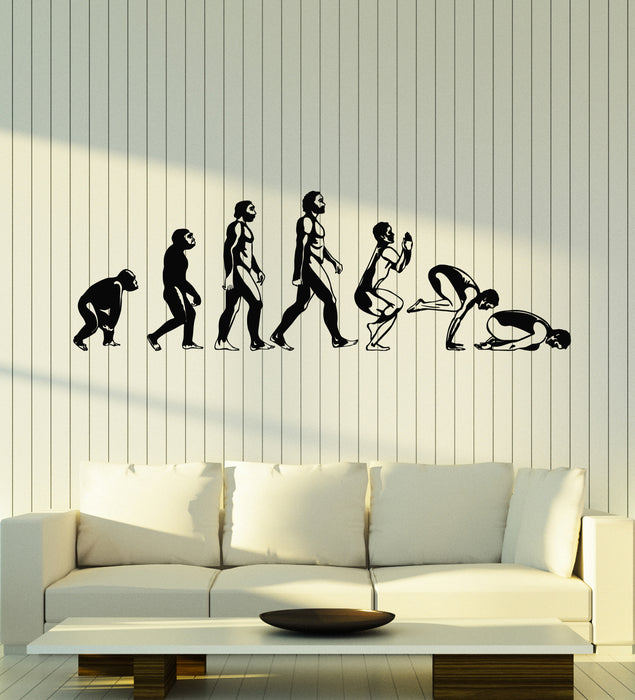 Vinyl Wall Decal Evolution Swimming Swim Water Sports Stickers Mural (g5819)
