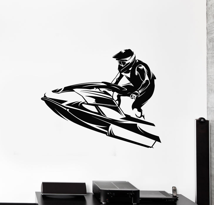 Виниловые наклейки на стену Freedom Extreme Sports Water Race наклейки на гидроциклы (g6001)