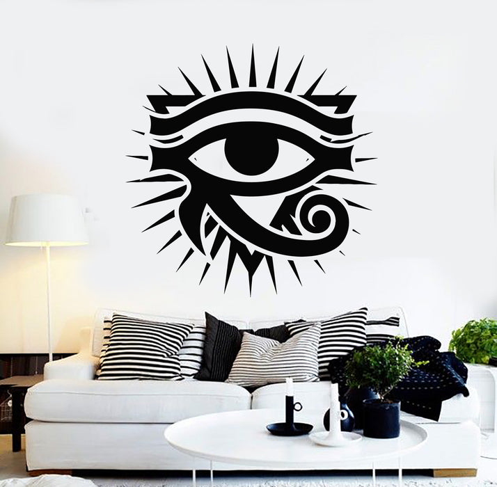 Vinyl Wall Decal Eye of Providence Pyramid Eye Amulet Ancient Stickers Mural (g7529)