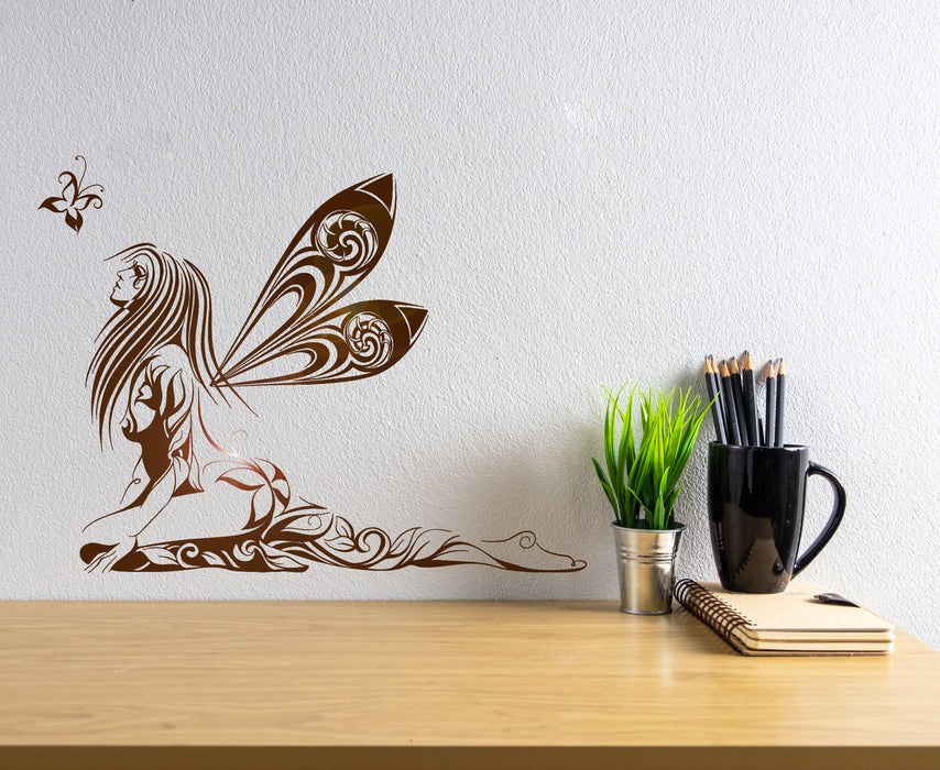 Brown Butterfly Wall Decals, Nursery Stickers