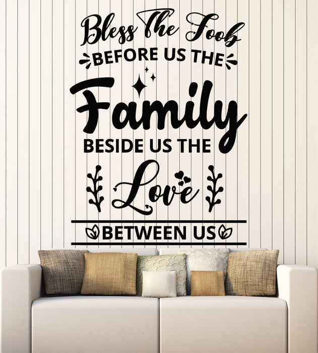 Vinyl Wall Decal Family Love Home Living Room Quote Words Stickers Mural (g5067)