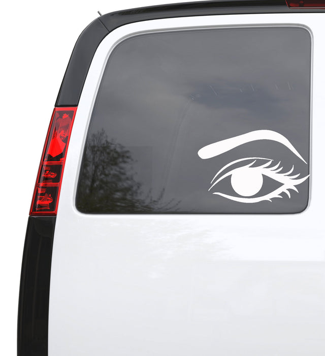 Auto Car Sticker Decal Female Woman Eye Make Up Truck Laptop Window 7.8" by 5" Unique Gift z588c