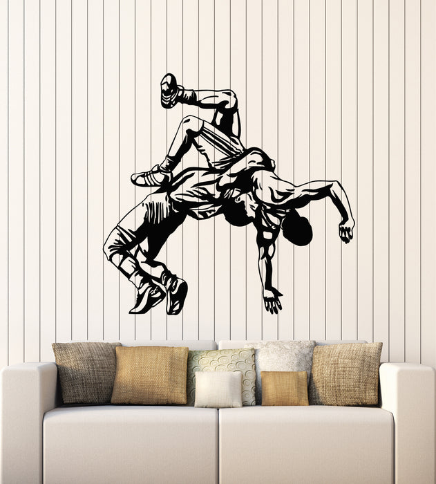 Vinyl Wall Decal Fight Club Martial Arts Fighting Men's Sports Stickers Mural (g2799)