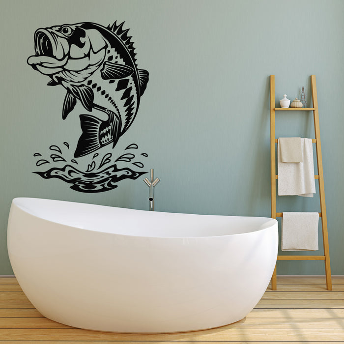 Vinyl Wall Decal Fish Marine Ocean Fishing Hobby Store Stickers Mural (g5513)