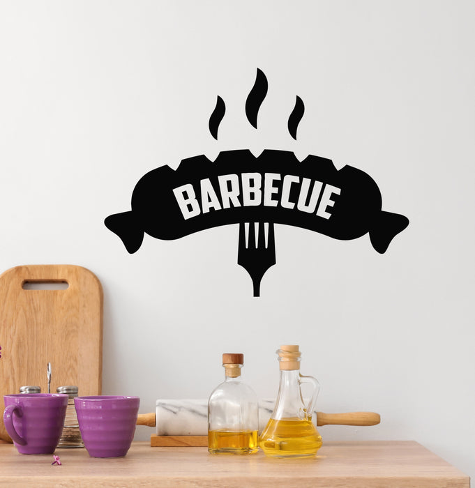 Vinyl Wall Decal  Barbecue Cooking Fresh Meat Special Grill Menu Stickers Mural (g5896)