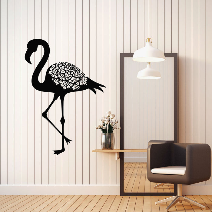 Flamingos Vinyl Wall Decal Birds Openwork Decor for Living Room Stickers Mural (k129)