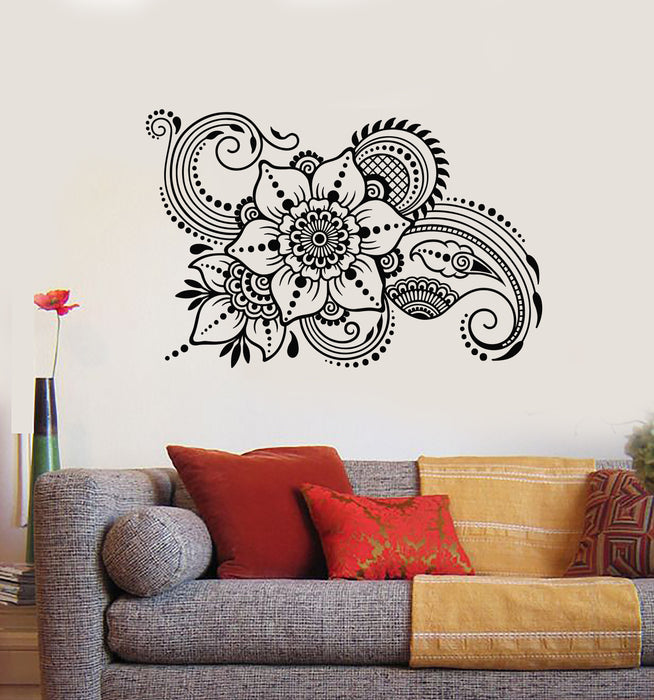 Vinyl Wall Decal Abstract Flowers Bouquet Floral Nature Garden Stickers Mural (g871)