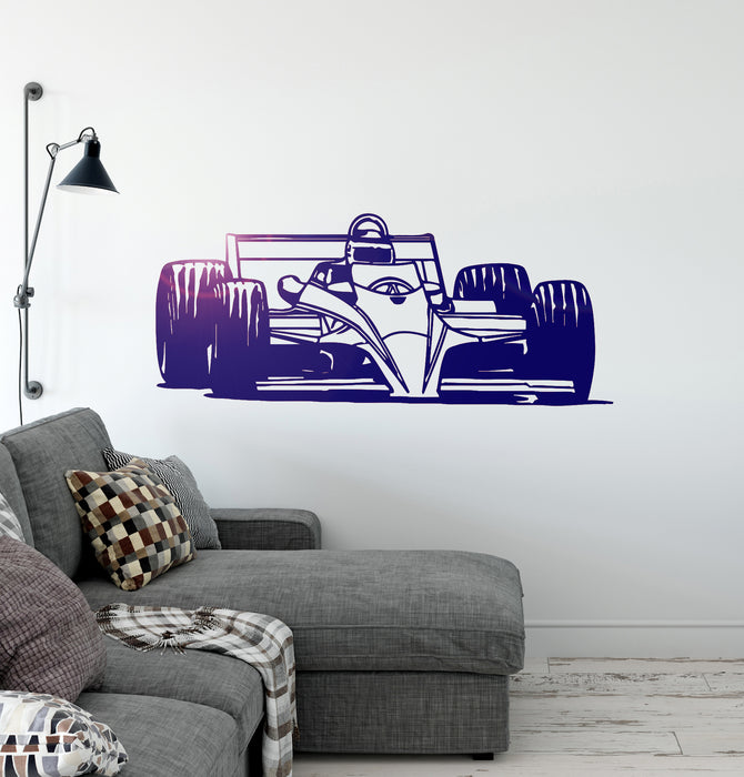 Vinyl Wall Decal Car Racing Formula 1 Sport Bolide Garage Unique Gift Stickers Mural (ig1429)