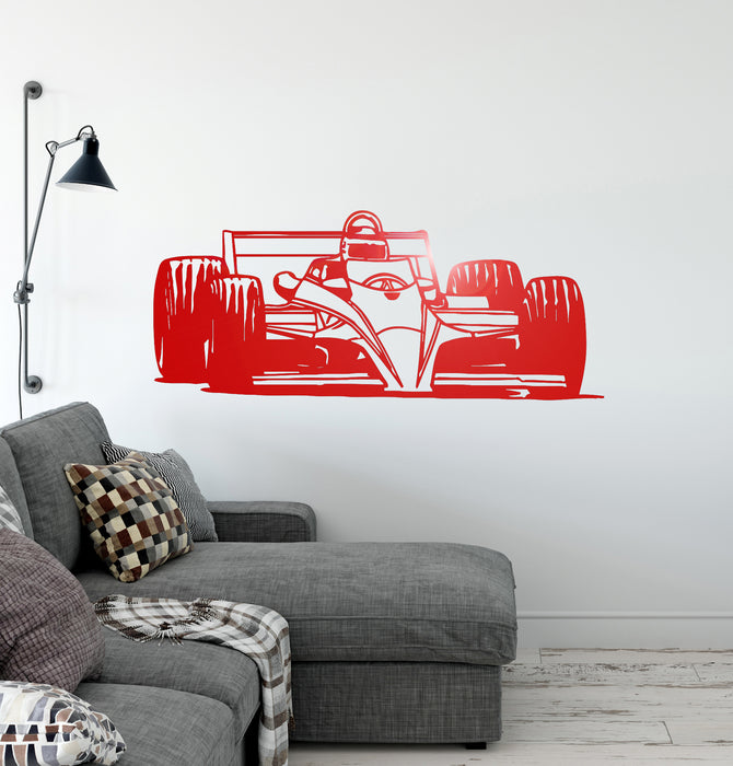 Vinyl Wall Decal Car Racing Formula 1 Sport Bolide Garage Unique Gift Stickers Mural (ig1429)