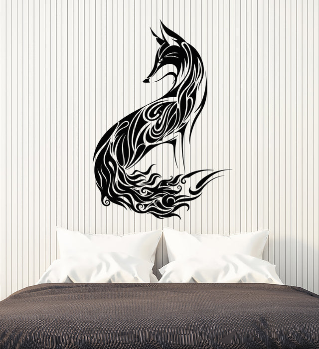 Vinyl Wall Decal Abstract Wild Animal Fox Sly Predator Children Room Stickers Mural (g6944)