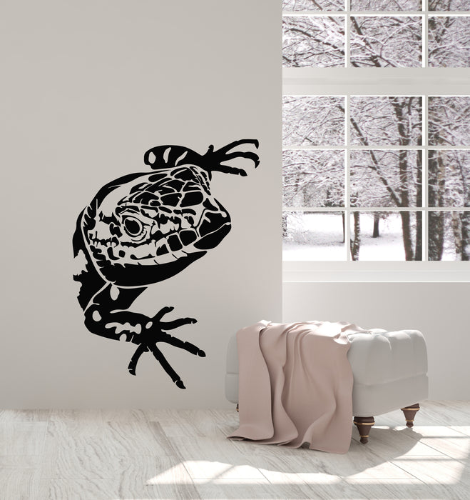 Vinyl Wall Decal Bathroom Amphibian Frog Animal Children's Room Stickers Mural (g4617)
