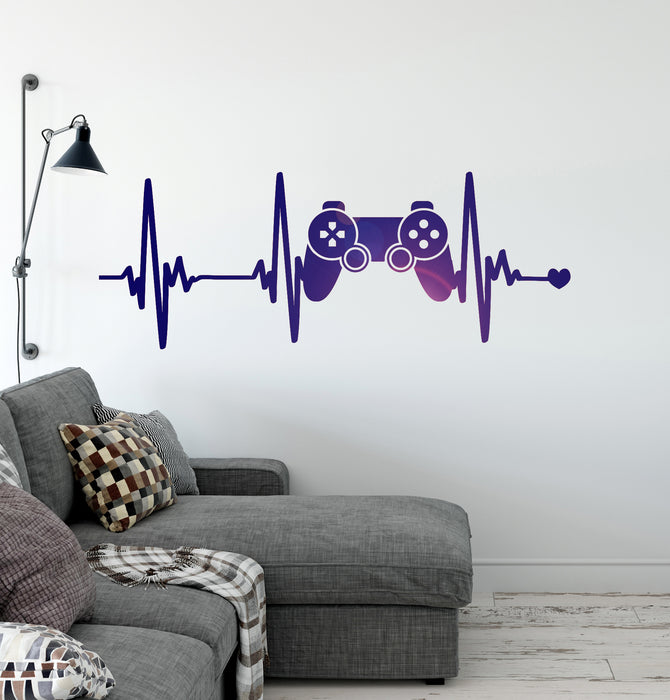 MairGwall Modern Gaming Mural Sticker Game On Vinyl Decal for Home and  Office (40h x32w,Option B)