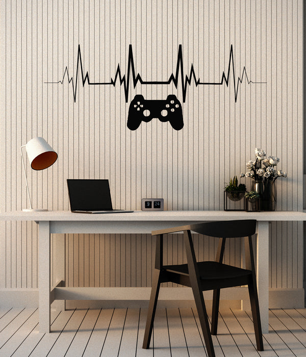 Vinyl Wall Decal Video Games Joystick Gamer Zoon Room Stickers Mural (g6624)