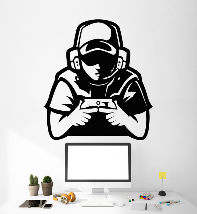 Vinyl Wall Decal Video Games Zone Play Gamer Boy's Room Stickers Mural (g5263)