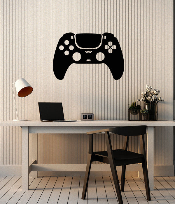 Vinyl Wall Decal Gaming Room Computer Gamer Joystick Stickers Mural (g6294)