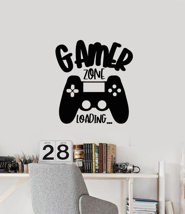 Vinyl Wall Decal Game Zone Loading Video Games Play Room Stickers Mural (g4341)