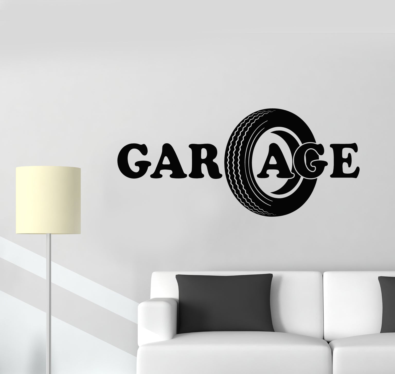 Garage Sticker Example Garage Wall Decals — Wallstickers4you