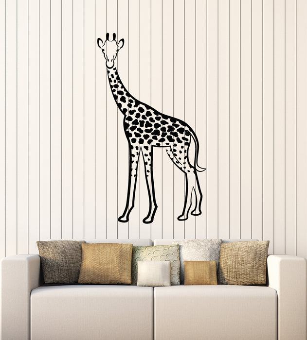 Vinyl Wall Decal Giraffe Animal Nature African Children's Room Stickers Mural (g1991)