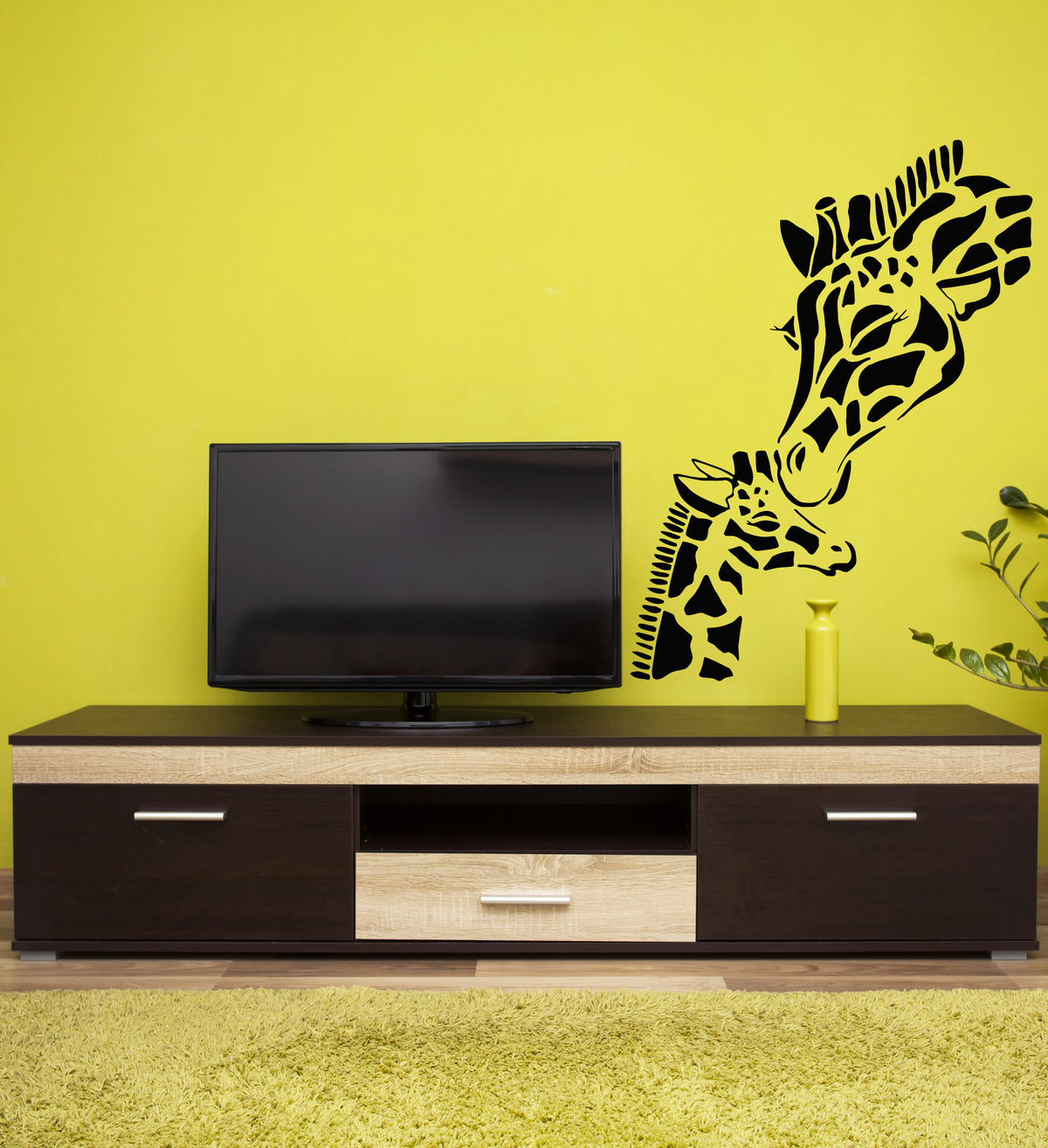 Vinyl Wall Decal Children's Room Animal Nature Giraffe Zoo Stickers Mu