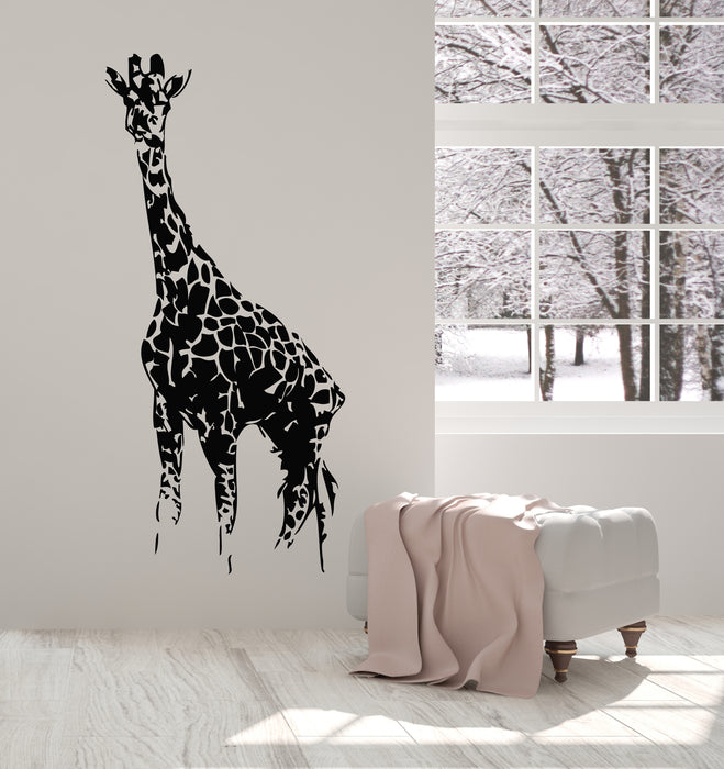 Vinyl Wall Decal Giraffe African Wild Animal Africa Kids Room Zoo Stickers Mural (g2903)