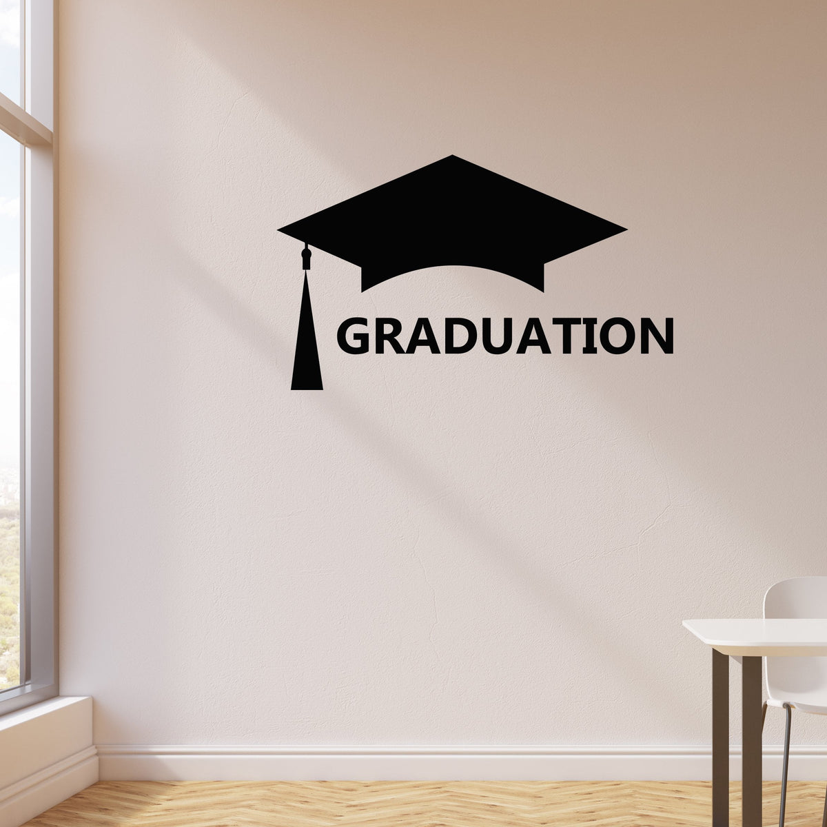 Vinyl Wall Decal Graduation University School Interior Decor Stickers ...