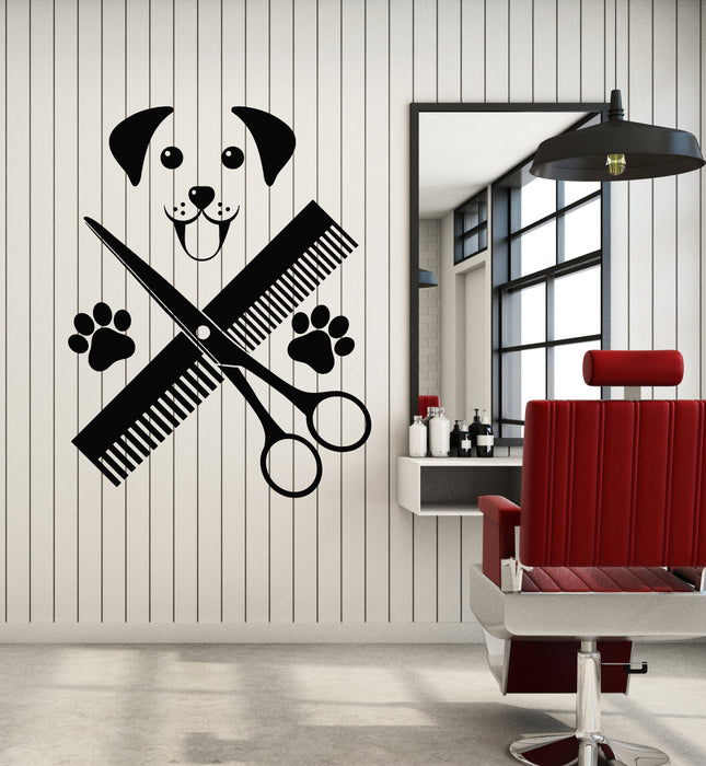 Vinyl Wall Decal Purity Pets Care Grooming Hygiene Animals Beauty Stickers Mural (g7885)