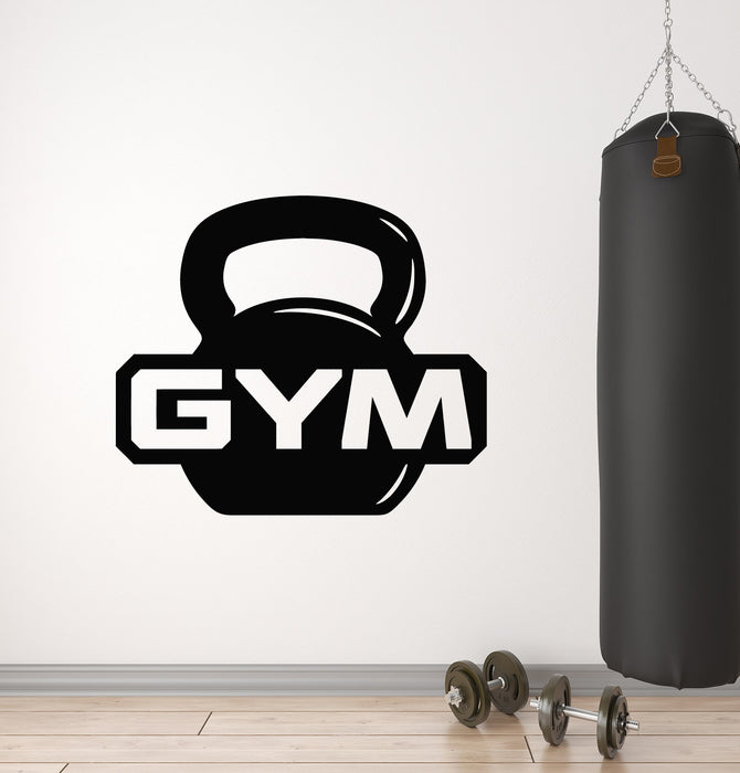 Vinyl Wall Decal Gym Man Fitness Bodybuilding Sports Decor Stickers Mural (g5863)