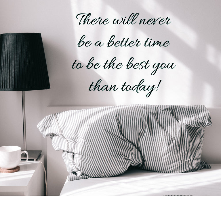 Виниловая наклейка на стену Be The Best Мотивирующая фраза Цитата Наклейки Mural 22.5 in x 18 in gz292