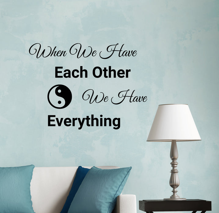 Wall Decal Family Quote Everything Love Home Vinyl Decor Black 22.5 x 16.5 gz431