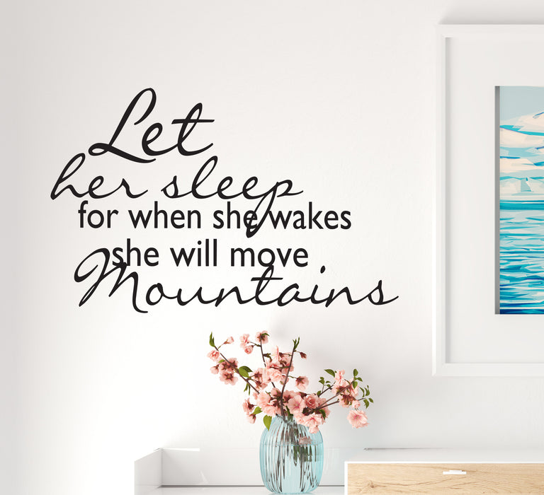 Wall Decal Love Bedroom Motivational Interior Vinyl Decor Black 22.5 in x 14.5 in gz541