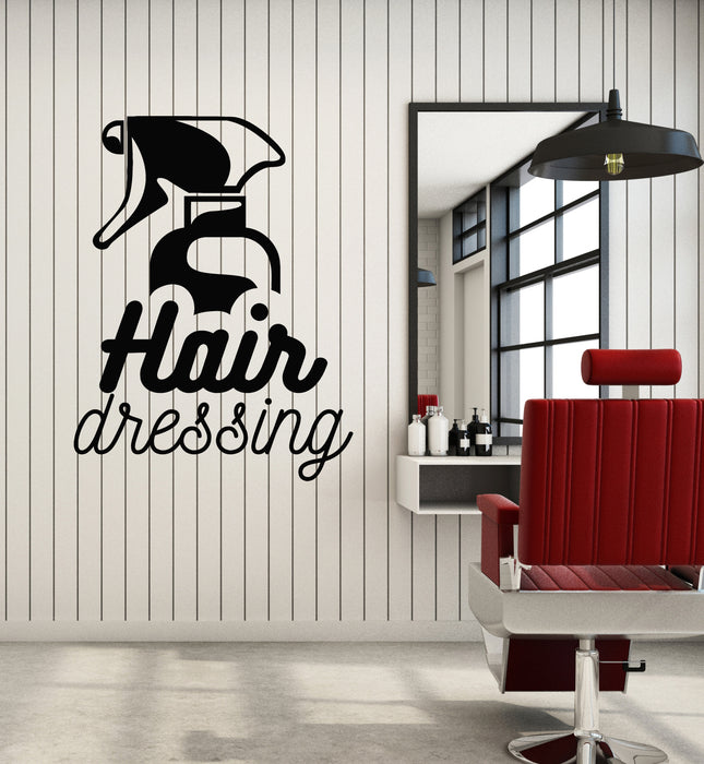 Vinyl Wall Decal Hair Dressing Beauty Salon  Barber Tools Stickers Mural (g3490)