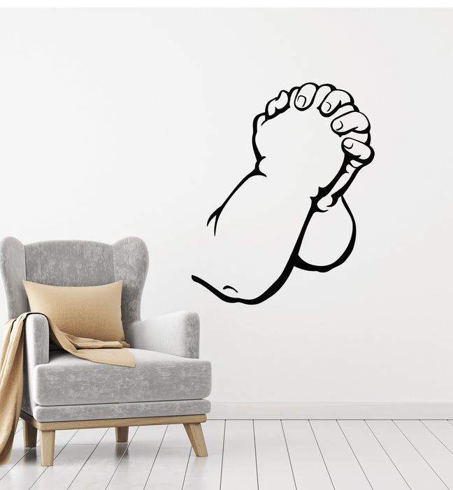 Vinyl Wall Decal Baby Human Hands Nursery Children Decor Stickers Mural (g4726)