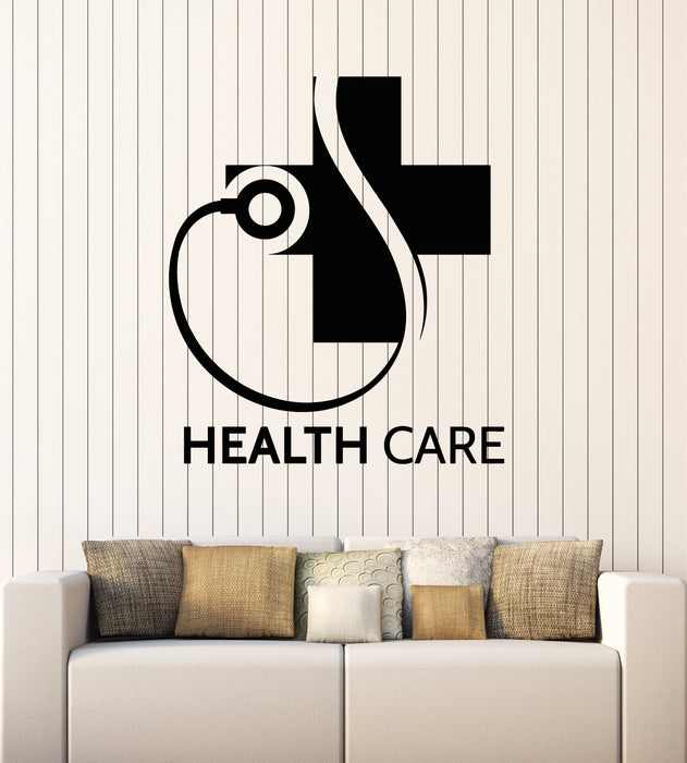 Vinyl Wall Decal Health Care Healthcare Clinic Art Hospital Pharmacy Stickers Mural (g1891)