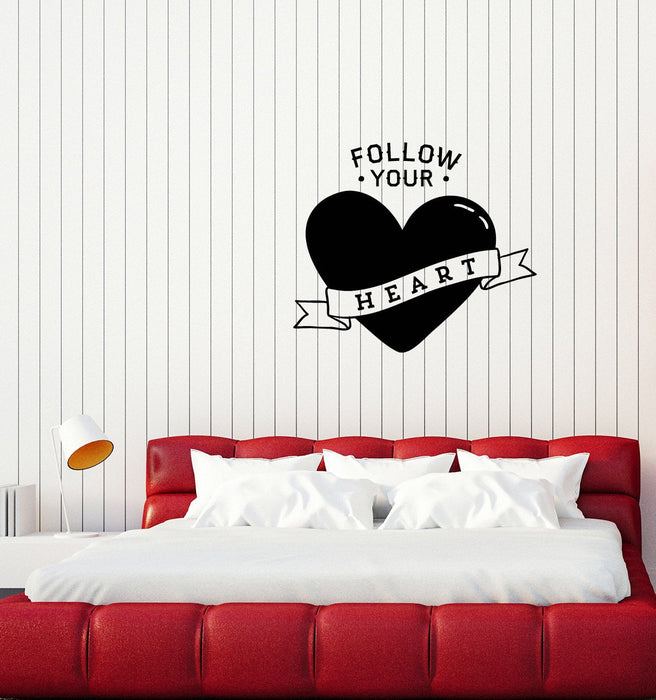 Vinyl Decal Wall Sticker Heart Words Quote Love Decor for Unique Gift (g119)