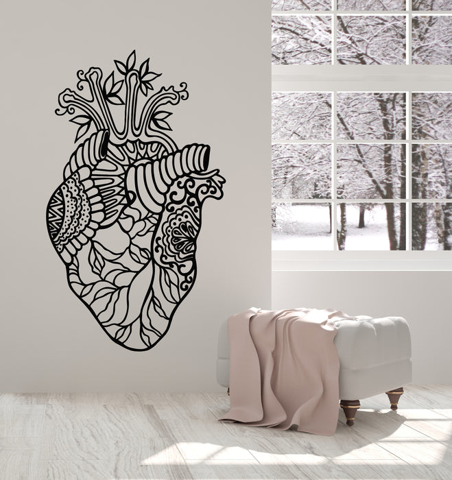 Виниловая наклейка на стену с рисунком в виде сердца, символ любви, наклейки для интерьера (g5883)