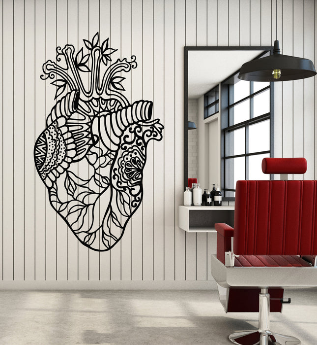 Виниловая наклейка на стену с рисунком в виде сердца, символ любви, наклейки для интерьера (g5883)