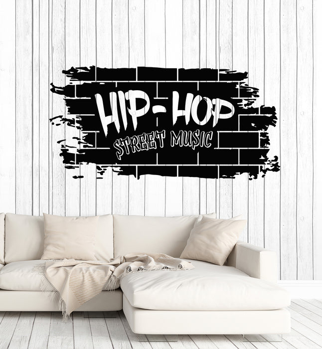 Vinyl Wall Decal Breakdance Hip Hop Street Dance Music Stickers Mural (g4533)