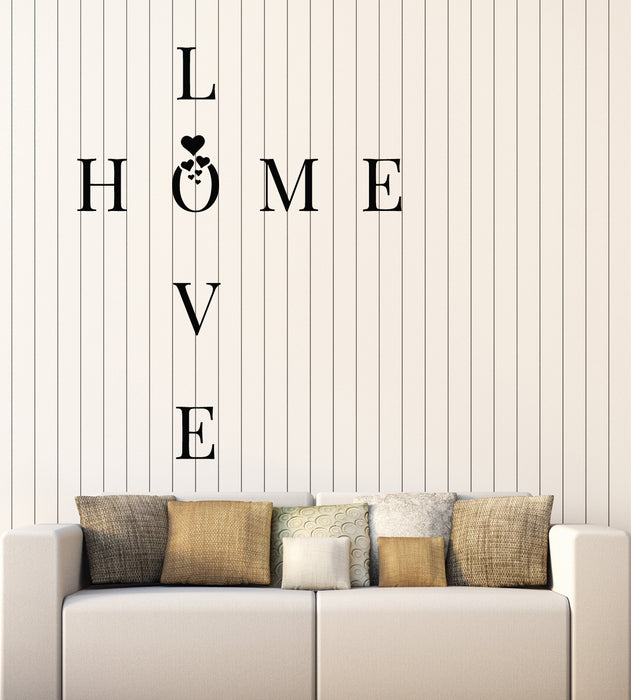 Vinyl Wall Decal Home Love Lettering Welcome House Words Stickers Mural (g7644)