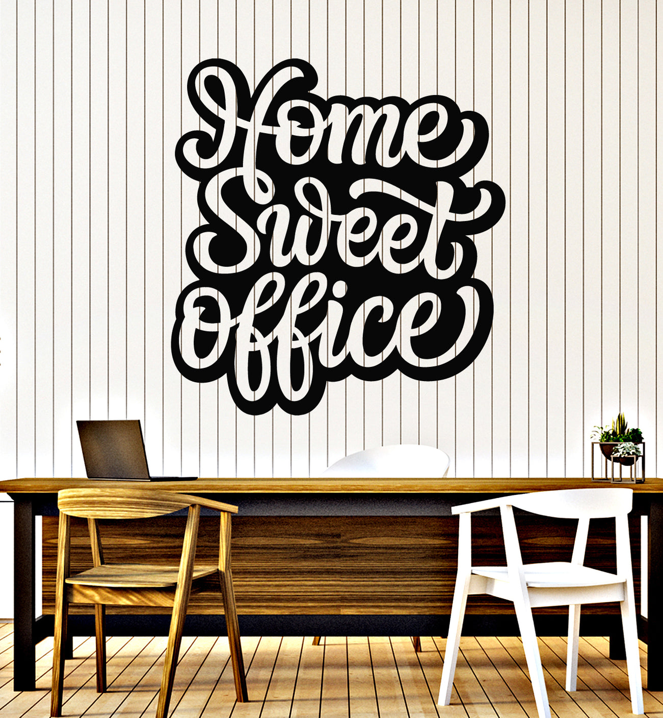 Vinyl Wall Decal Words Lettering Home Sweet Office Interior Stickers M ...