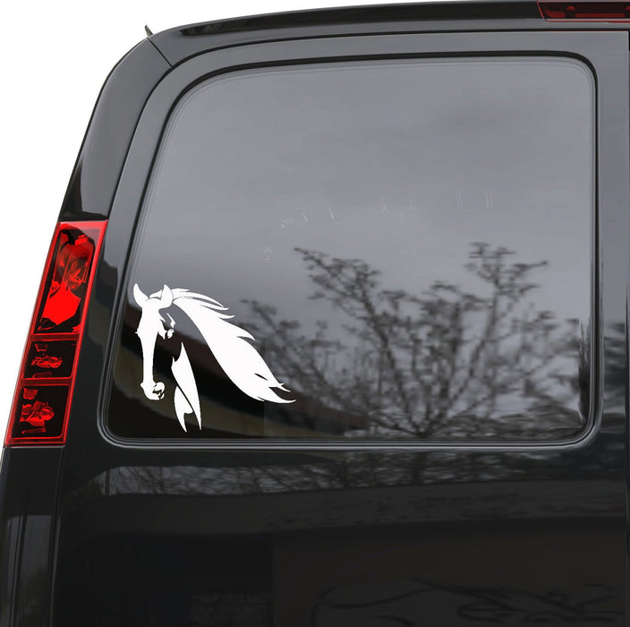 Auto Car Sticker Decal Beautful Horse Animal Truck Laptop Window 5.6" by 5" Unique Gift ig4148c