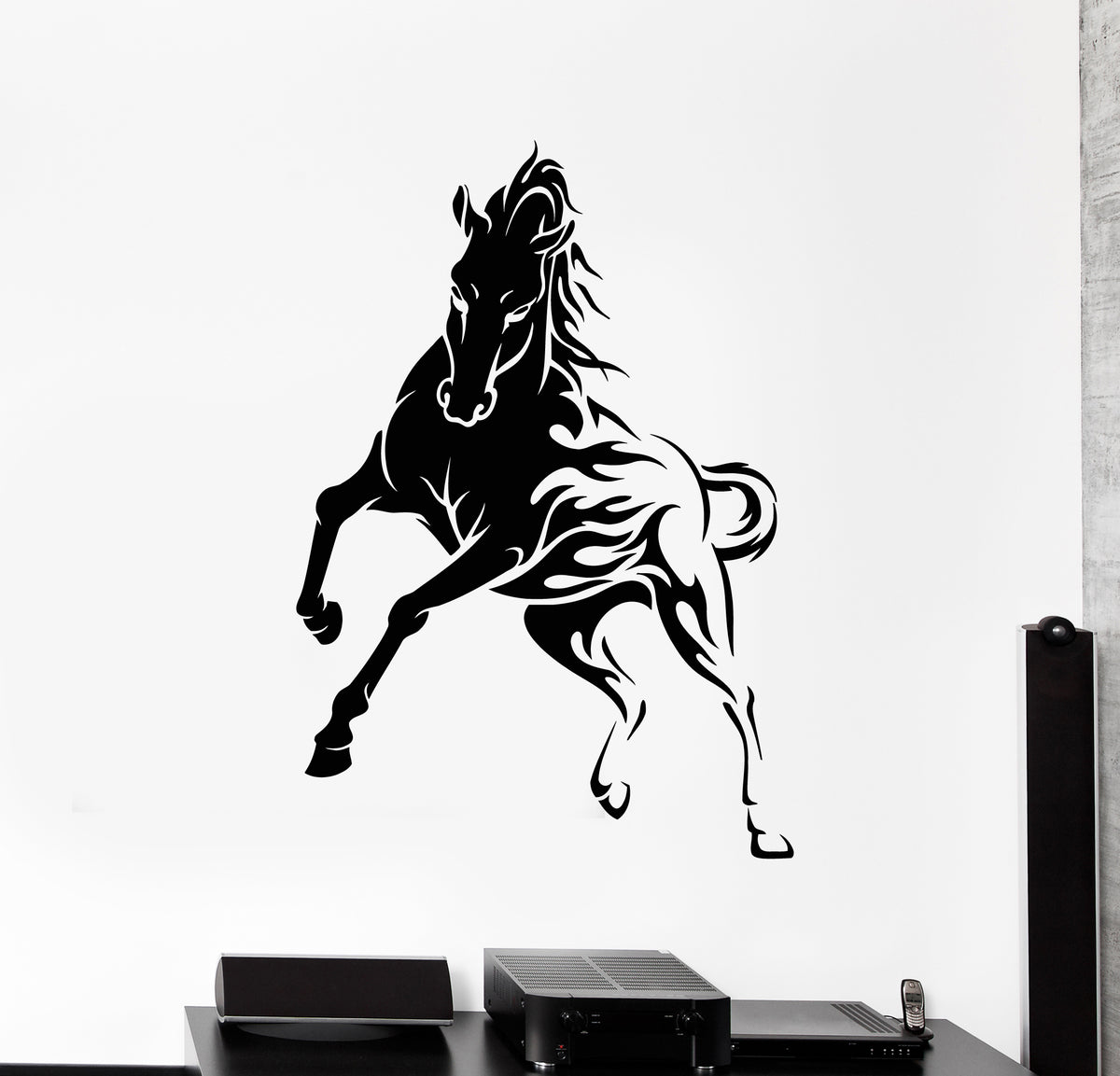 Vinyl Wall Decal Beautful Horse Stallion Animal Thoroughbred Stickers — Wallstickers4you