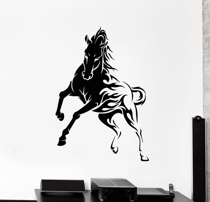 Vinyl Wall Decal Beautful Horse Stallion Animal Thoroughbred Stickers Mural (g1260)